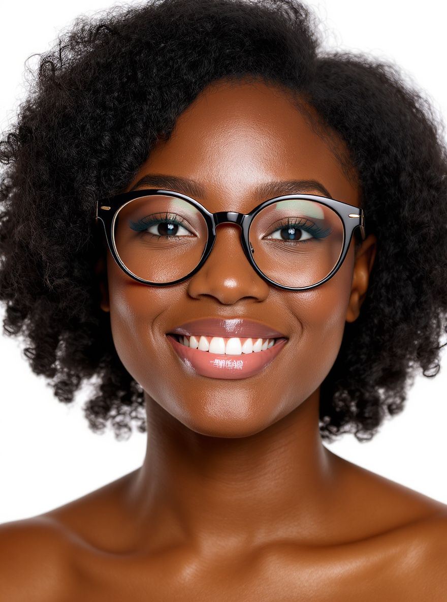 Bold Round Frames glasses for Oblong face