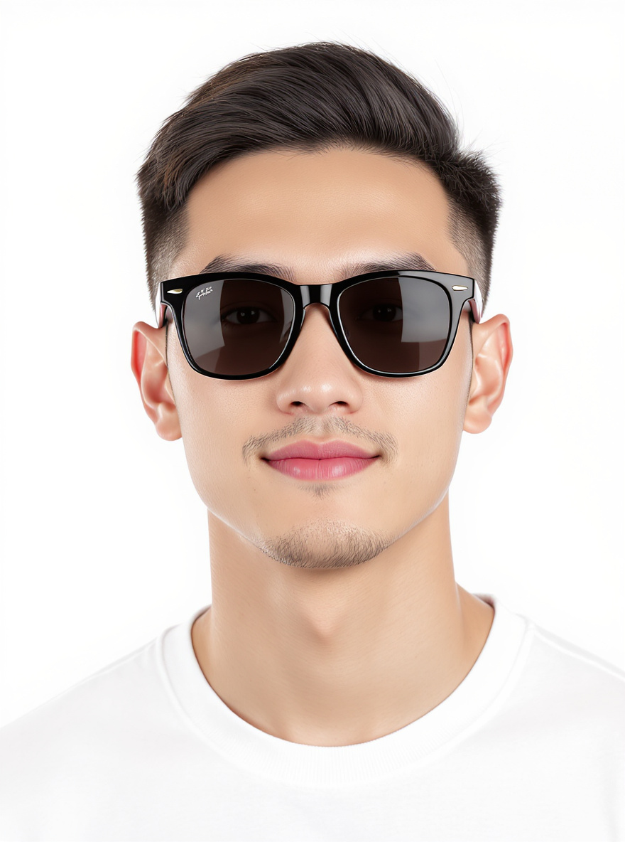 Bold-Top Wayfarer glasses for Triangle face