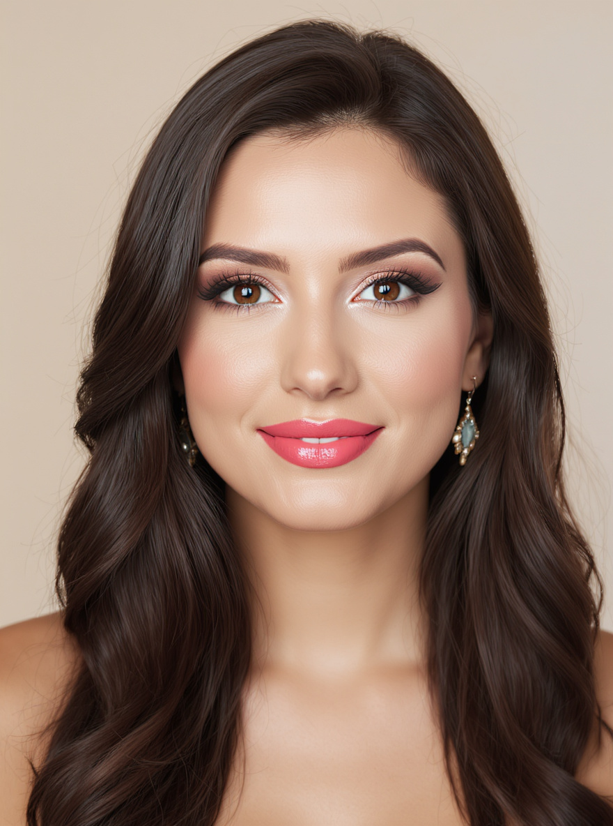 Chin-Length Bob with Volume hairstyle for Heart face