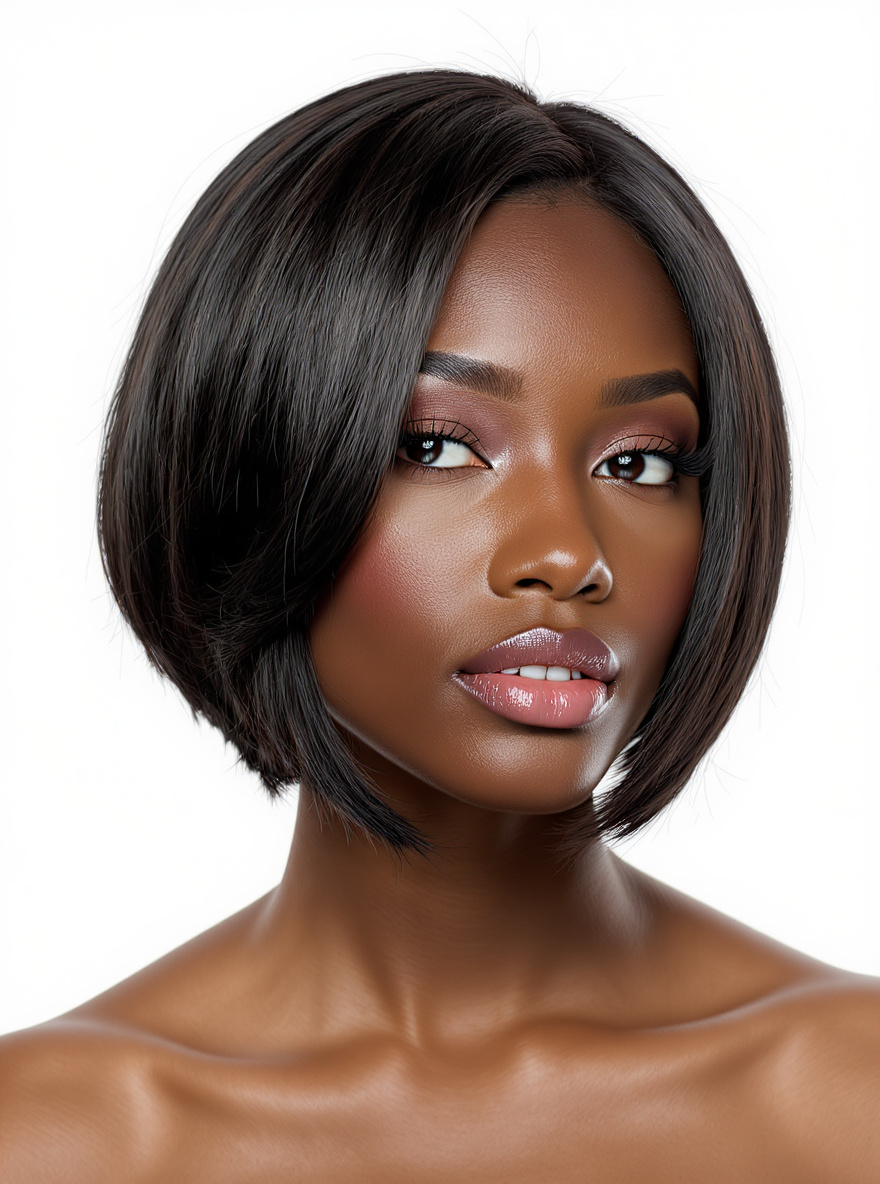 Layered Bob with Side Part hairstyle for Oblong face