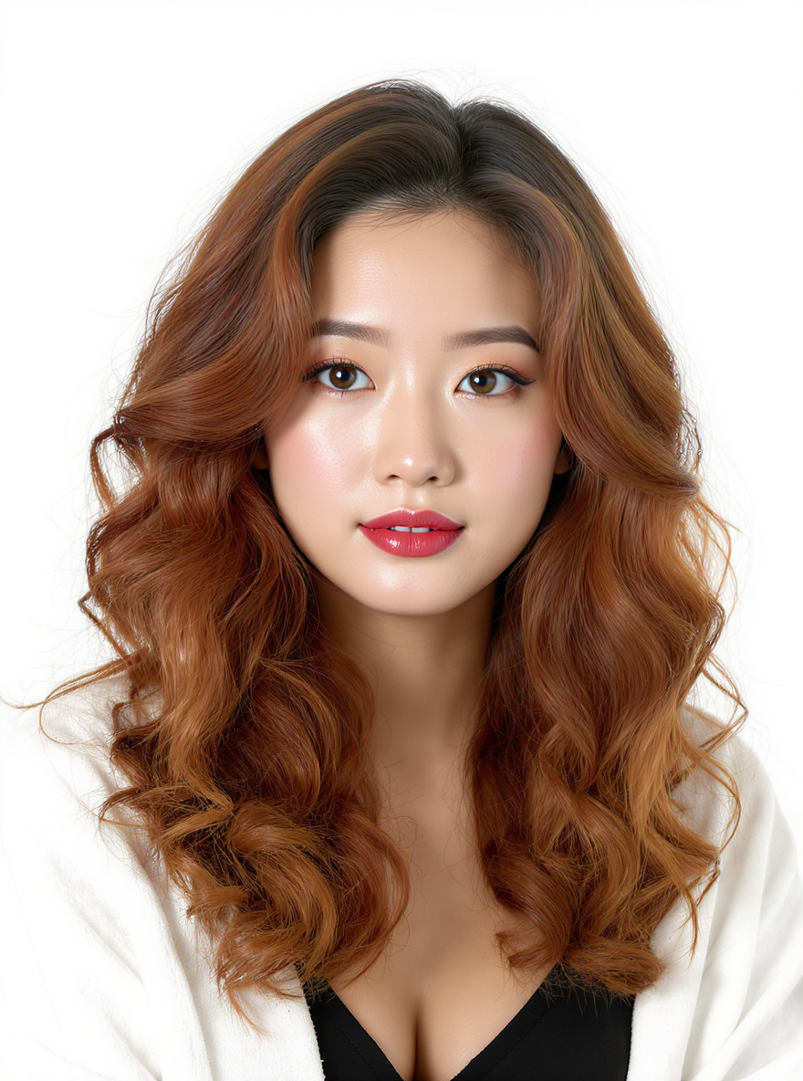 Voluminous Curls hairstyle for Oblong face