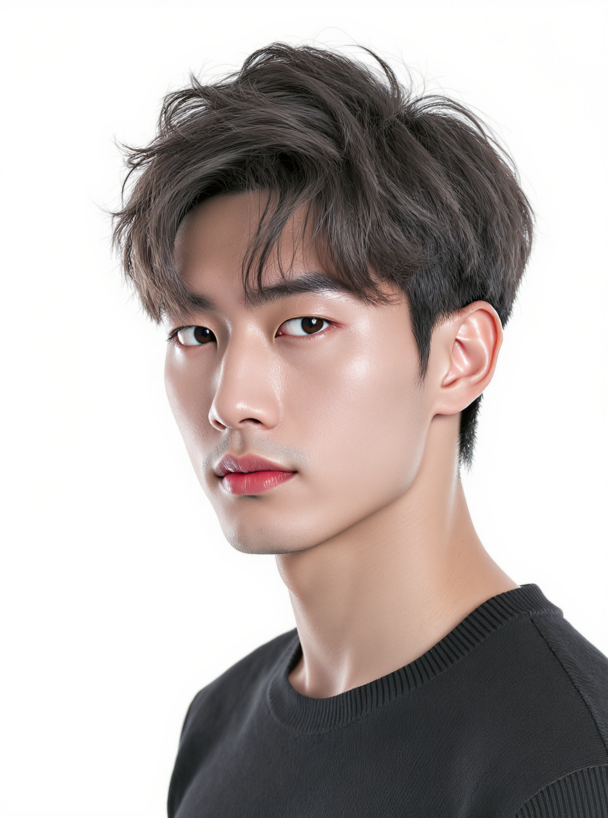 Layered Mid-Length hairstyle for Diamond face