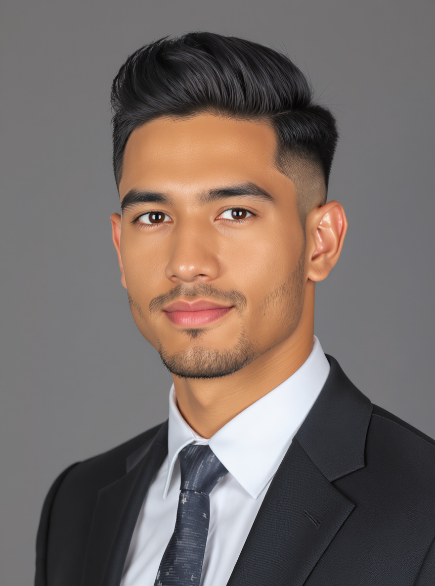 Side Part with Volume hairstyle for Diamond face