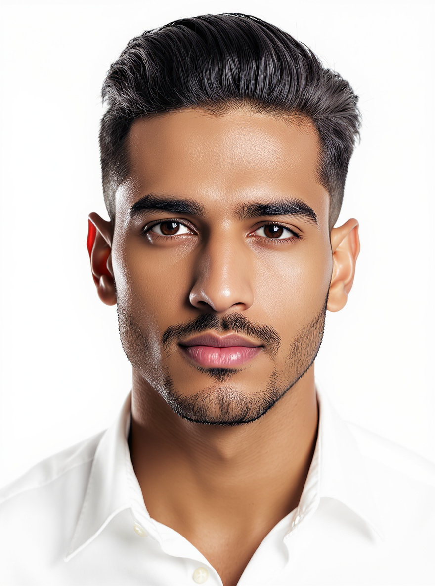 Slicked-Back with Volume hairstyle for Heart face