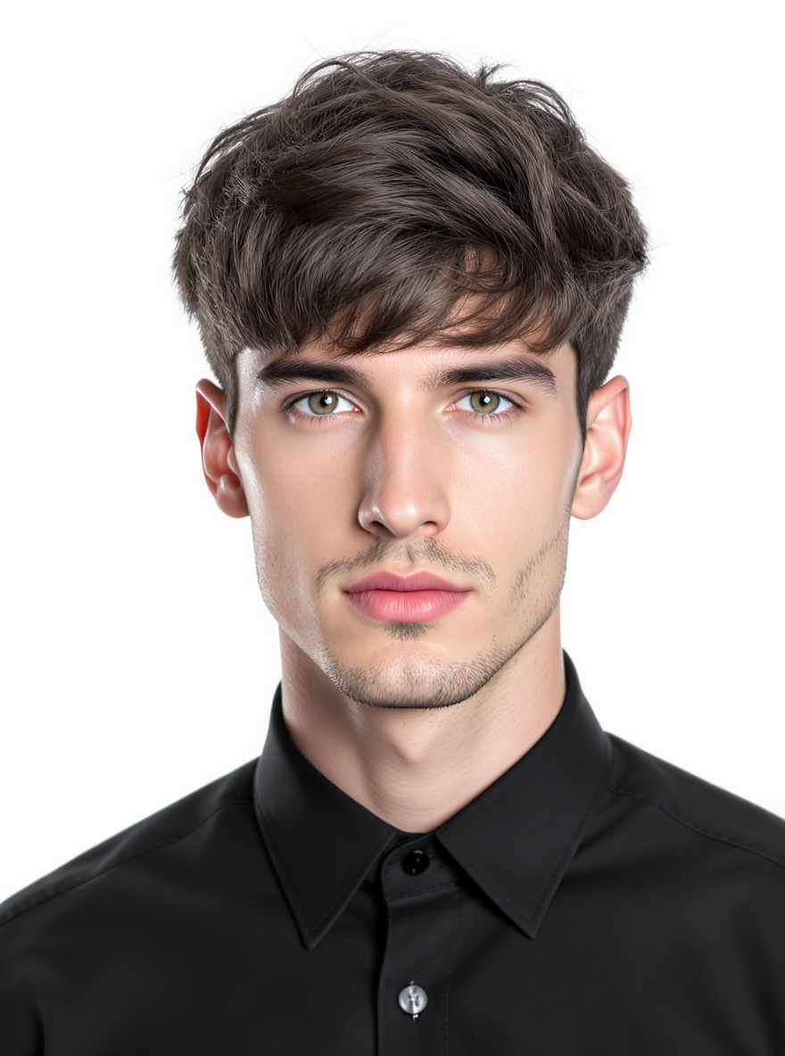 Textured Fringe with Side Volume hairstyle for Oblong face