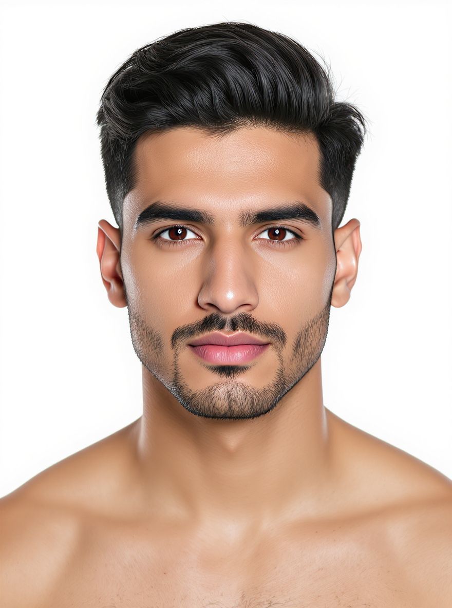 Layered Curtain Style hairstyle for Square face