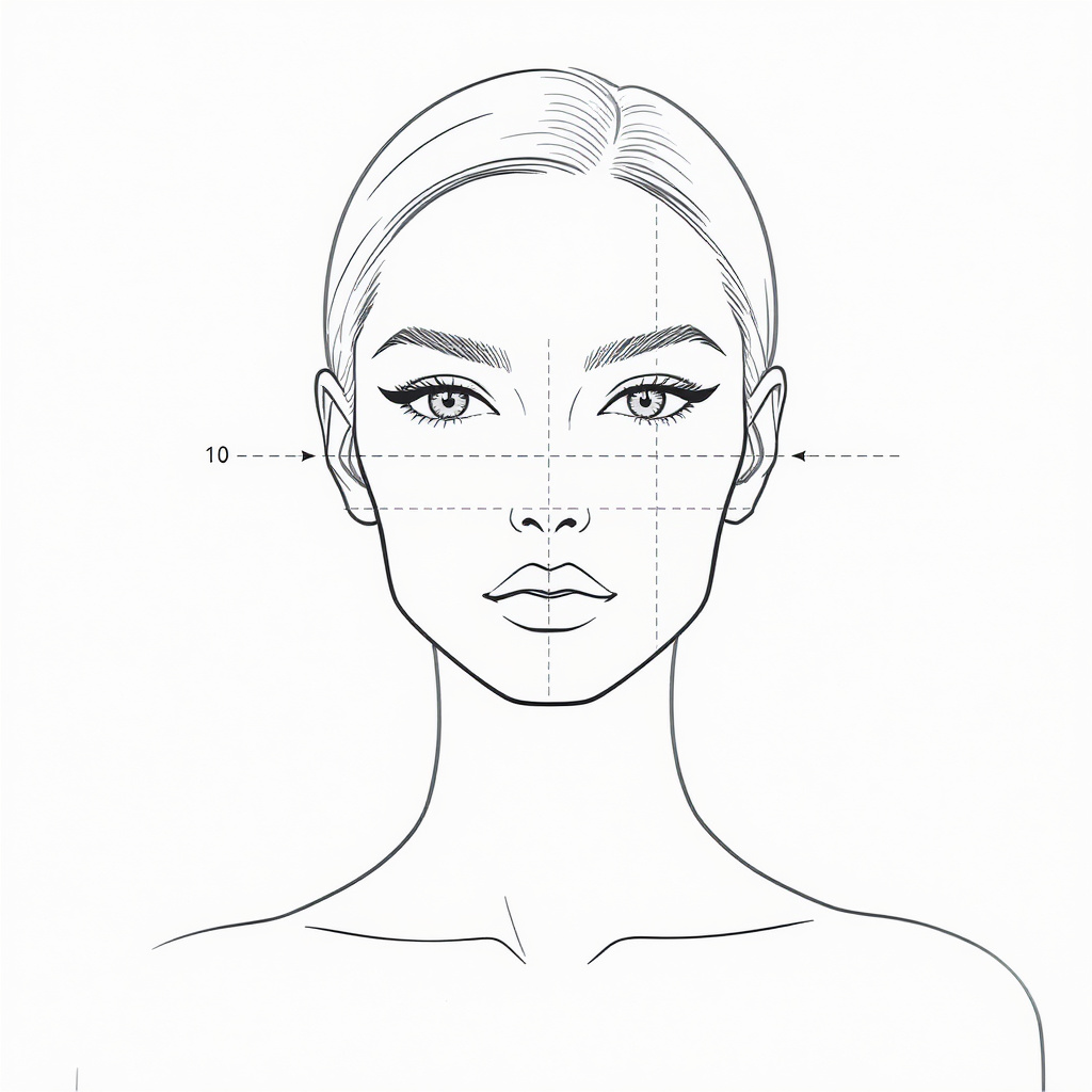 Oval face shape